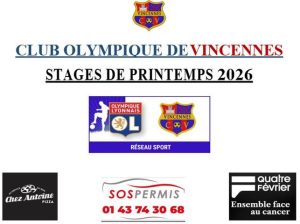Stages de Printemps 2026, les inscriptions c&rsquo;est par ici !